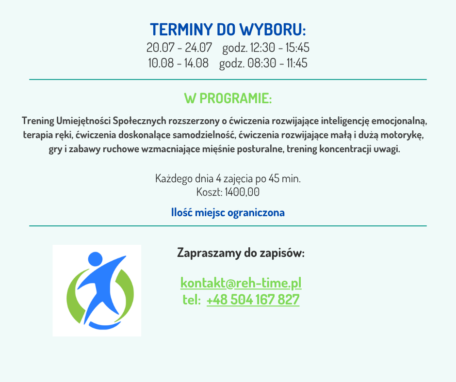 Turnus wakacyjny Chwaszczyno